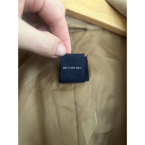 GAP Wool Blend Classic Double Breasted Camel/Tan Peacoat Women’s M - Picture 9 of 9